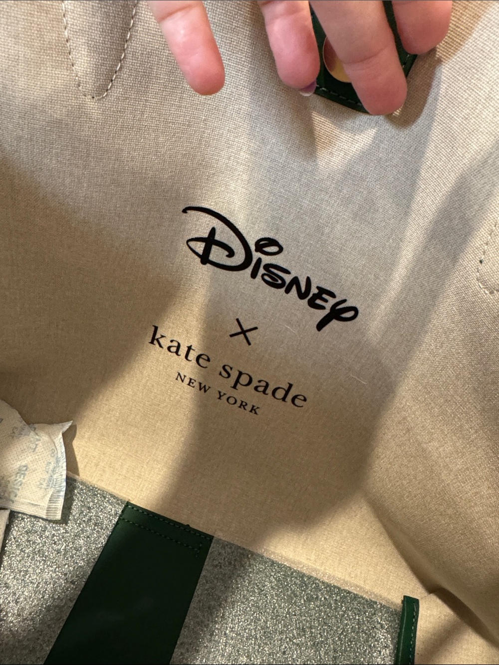 kate spade x Disney Bambi Print Tote with Green Handles - Picture 12 of 14